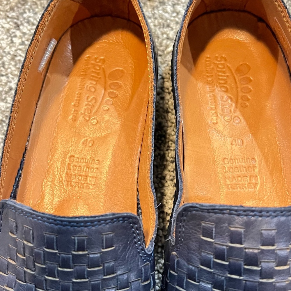 Spring Step Navy Loafers - Picture 4 of 11